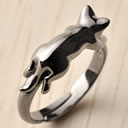 猫指輪（リング）r3d-tsurete-bkの写真